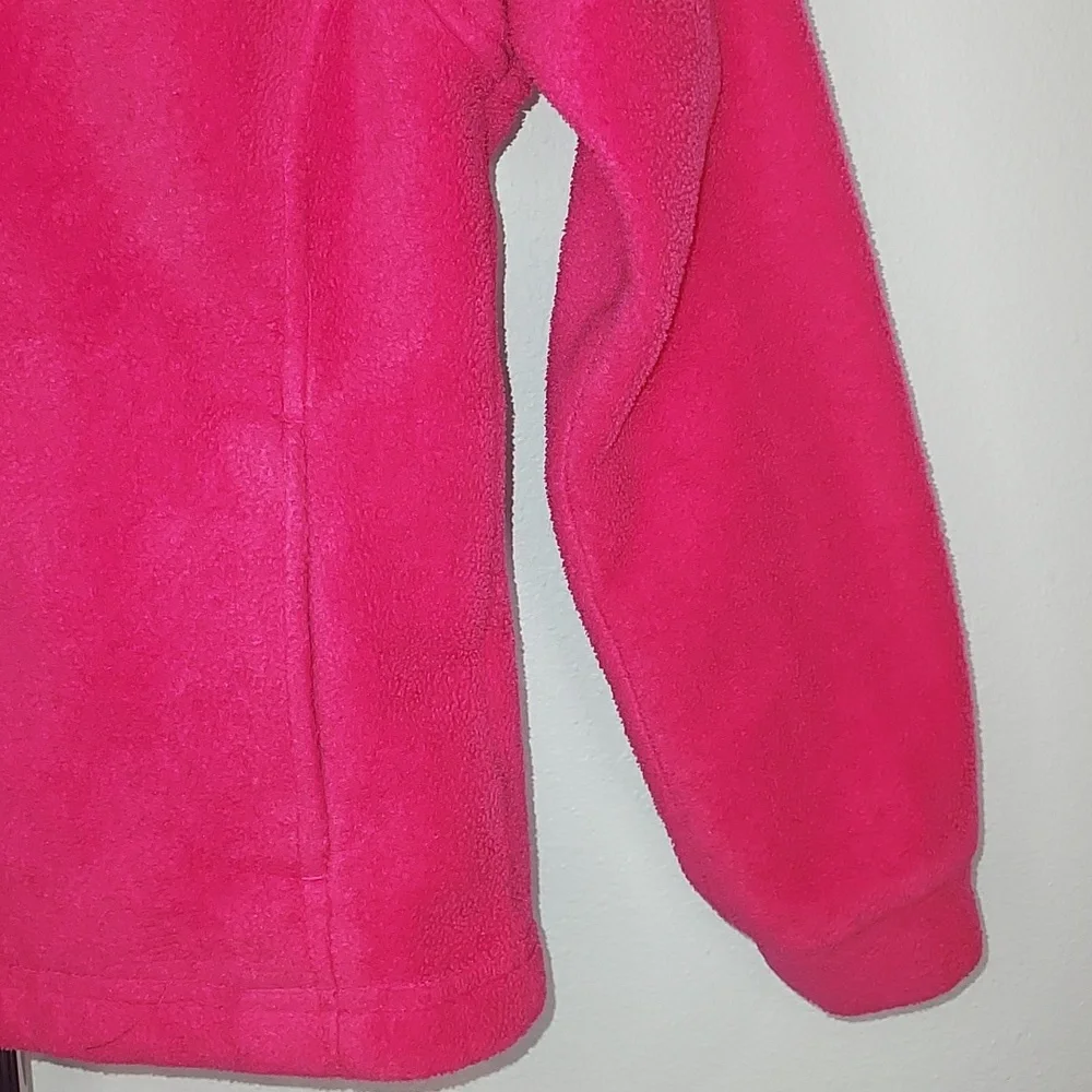 Columbia Pink Benton Springs Fleece Zip Up Jacket Size XS (6/7)